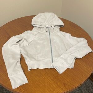 Women’s / Girls Lululemon Scuba Full Zip Cropped Hoodie Sweatshirt